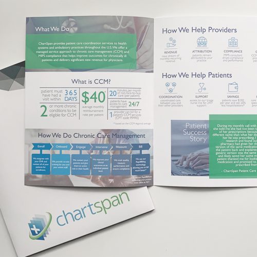 ChartSpan Folder and Brochure